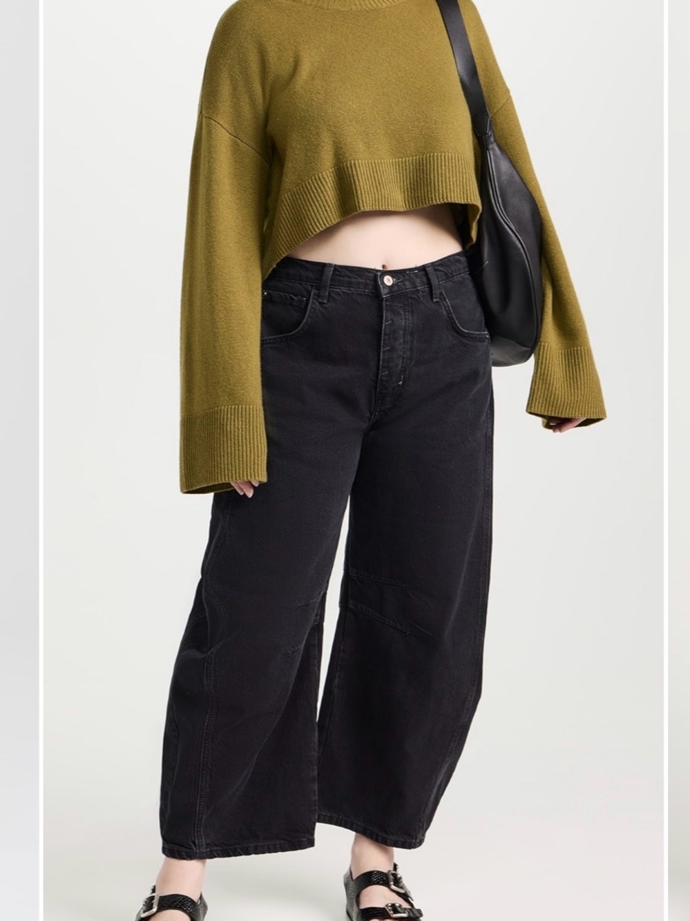 Free People Good Luck Mid Rise Barrel - Picture 2 of 8